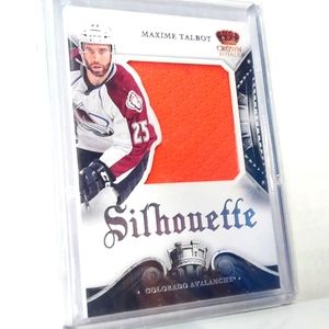 Maxime Talbot Panini Game-Worn Material Hockey Card Colorado Avalanche
